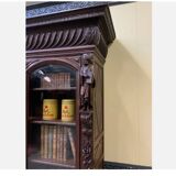 Imposing antique Neo-Renaissance bookcase