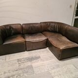 Set of 4 vintage sofas from desede