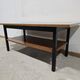 Vintage 1970s Wooden Coffee Table with Lower Shelf – Mid-Century Moder