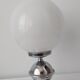 Pair of vintage opaline lamps