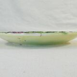 Plate of bunched barbotine and grape leaf