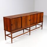 Unusual highboard or sideboard in rosewood Denmark 1967