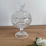Vintage crystal bird bonbonnière