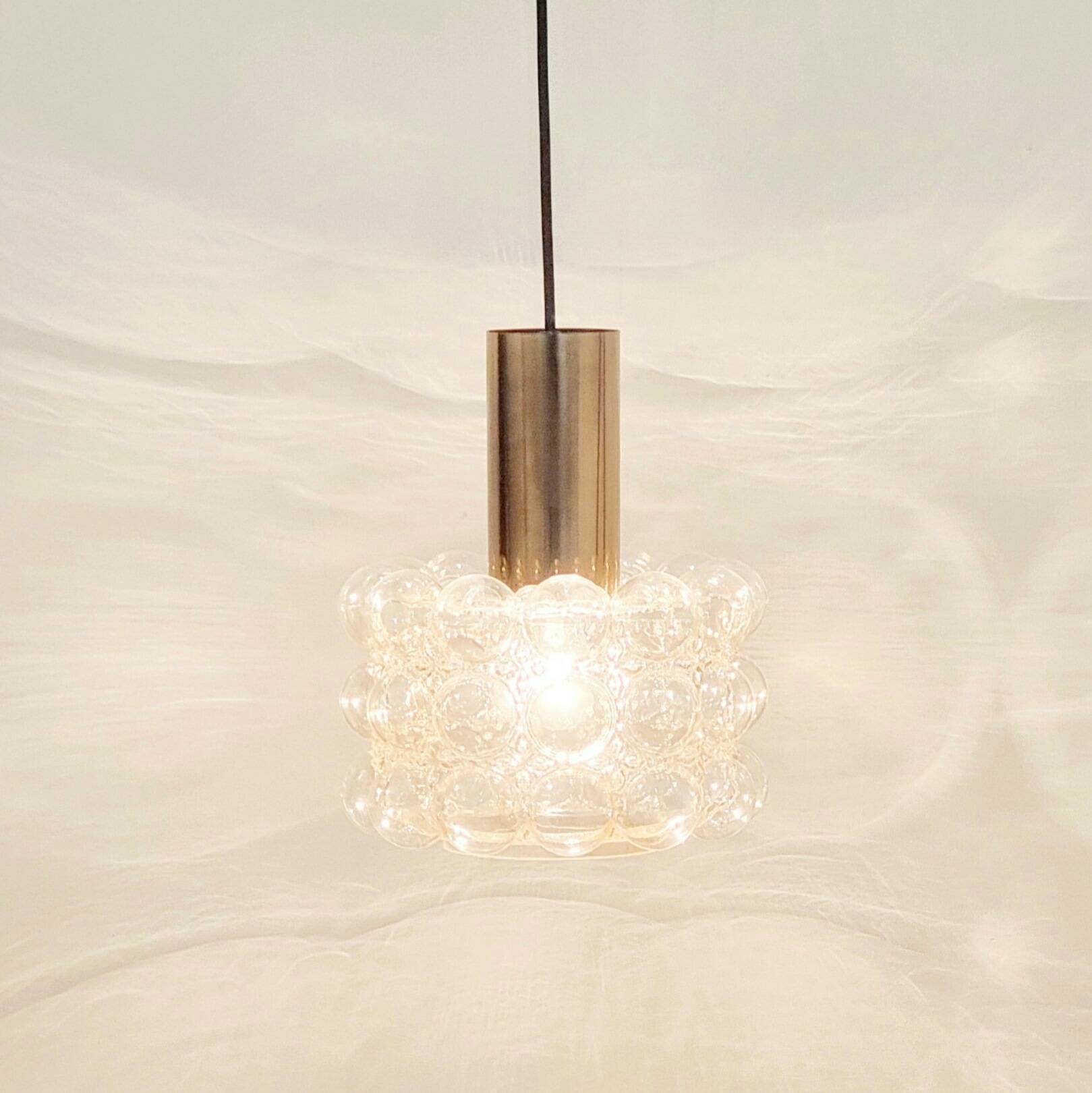 Mid-Century Bubble Glass Ceiling Light by Helena Tynell for Limburg, 1960s