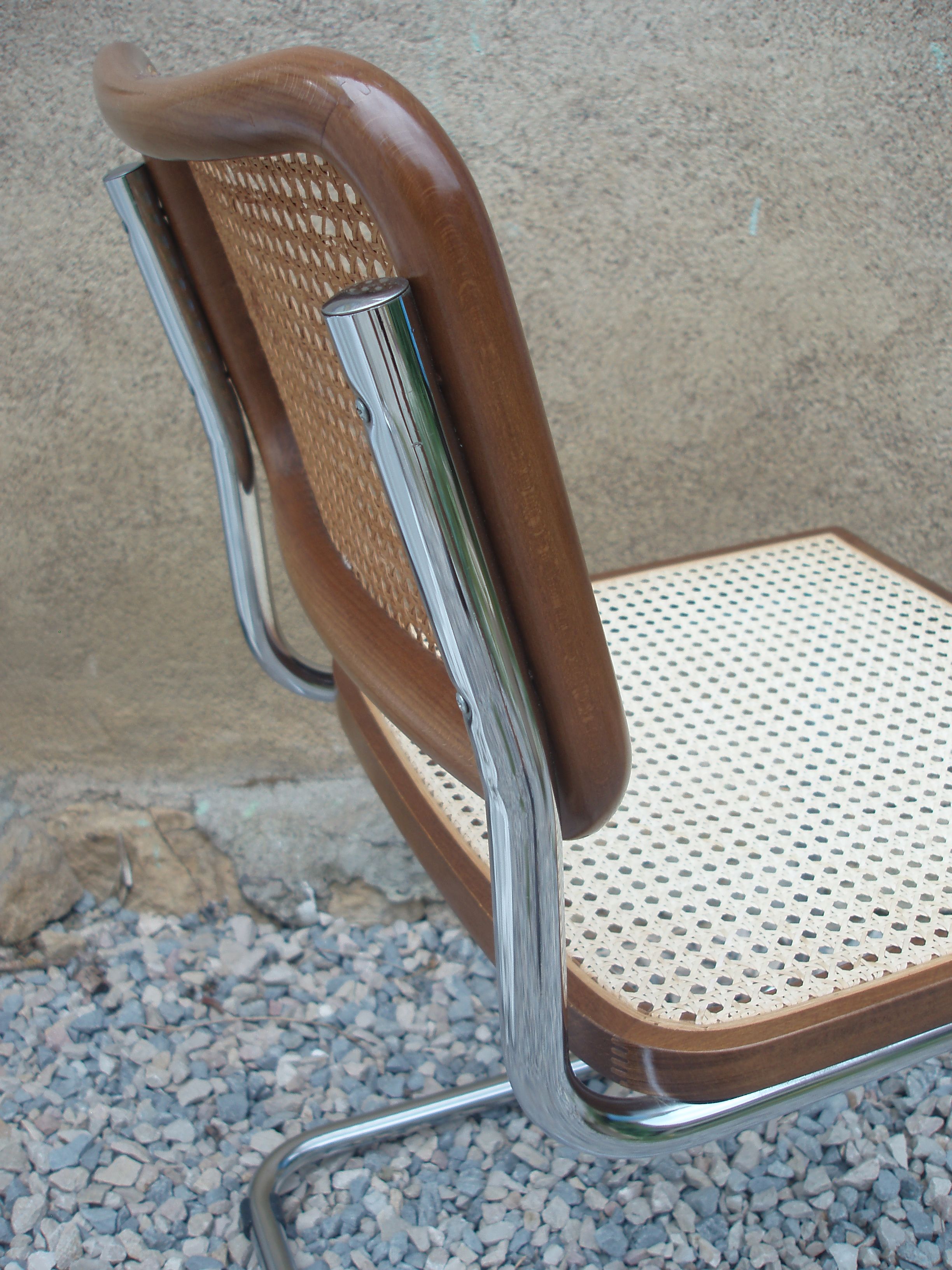 Series of 4 Marcel Breuer B 32 chairs