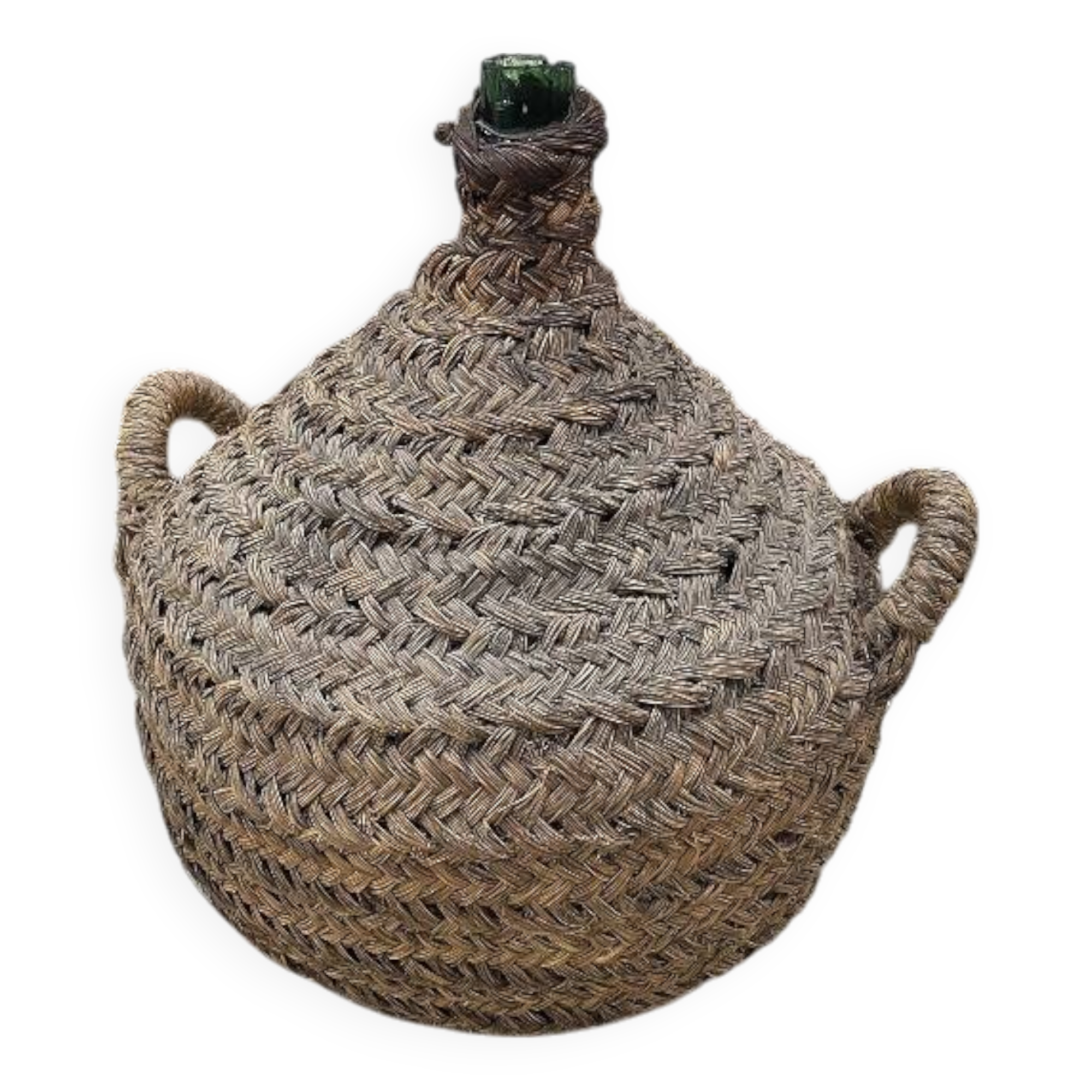 Fat dame jeanne with her braided hair