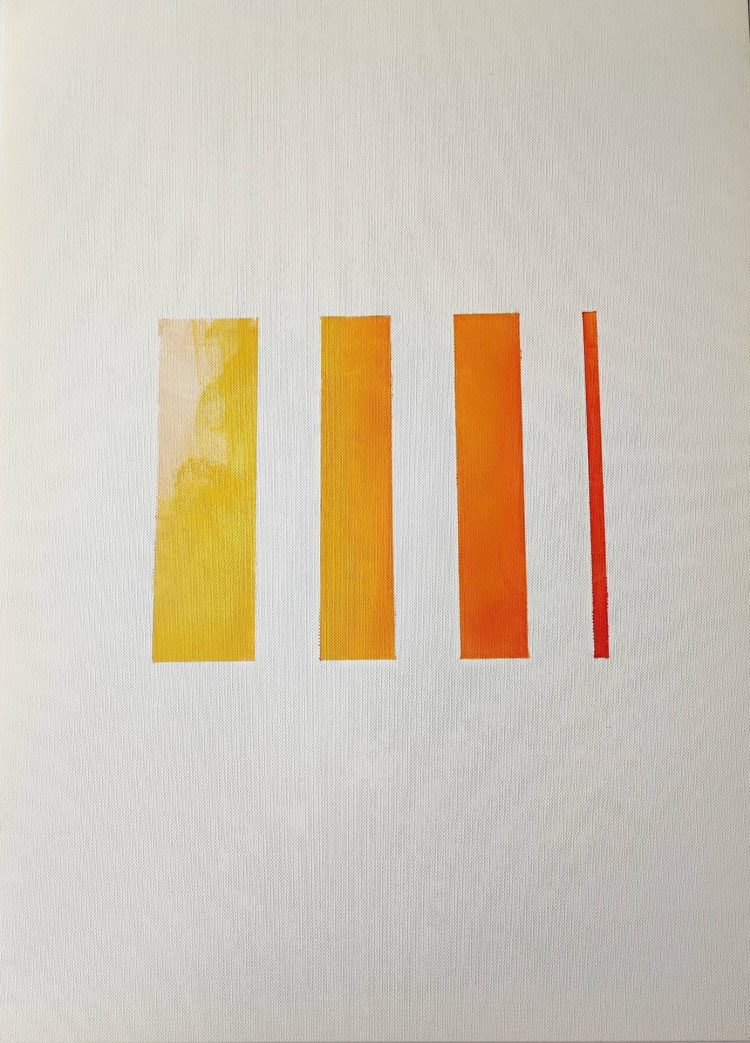 Minimalist geometric painting