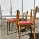 Ensemble de 5 chaises bistrot Baumann n°12