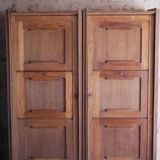 Pair of twin secretary cabinets