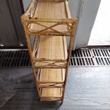 Furniture 4 shelves in used rattan