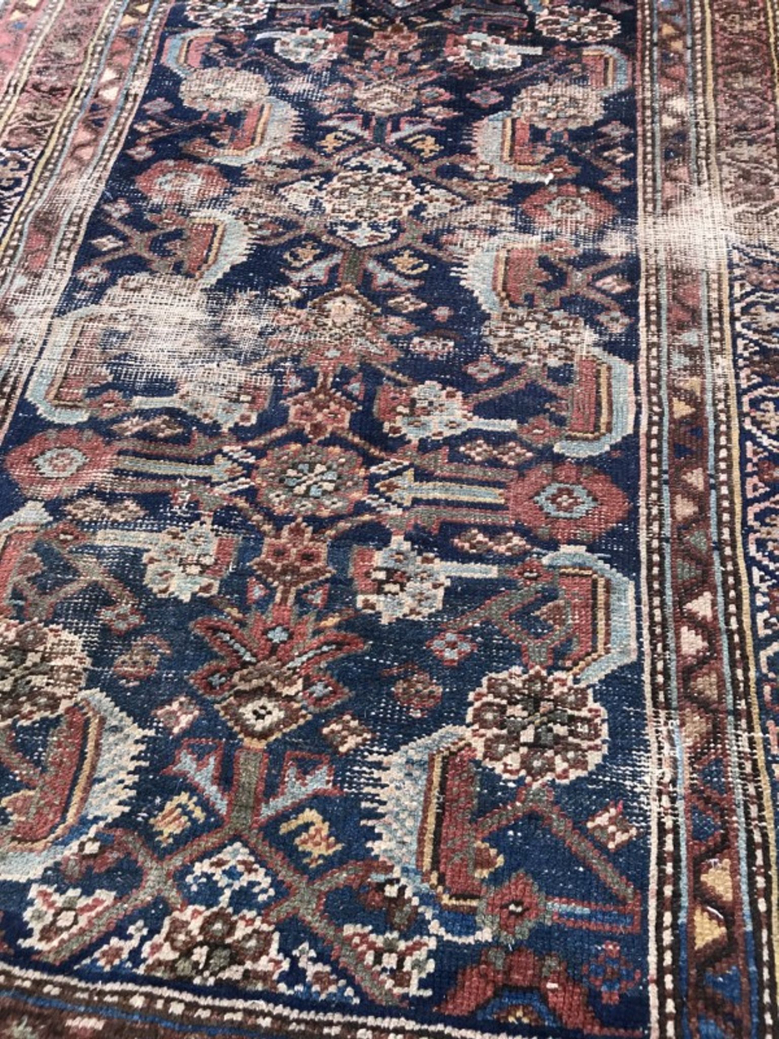 Former carpet Persian Ferahan 19th century handmade 90 X 125 CM