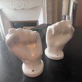 Pair of candle holders