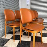 Series of 8 Pegase chairs by Baumann