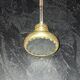 Sublime door handle made of brass with a bevelled mirror front.