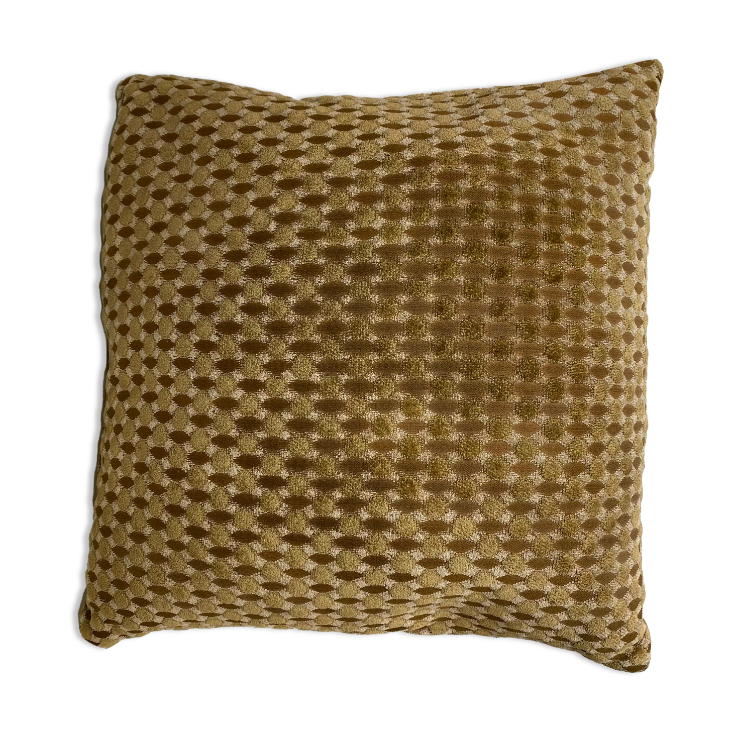 Coussin en velour vintage