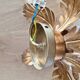Ceiling light, pendant, chandelier, vintage golden sun lamp.