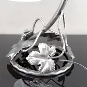 Wrought Iron Lamp, "Vine", Muller Frères Lunéville, Art Deco, c. 1930
