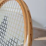 Vintage wooden tennis racket Ilie Nastase Adidas