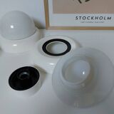 Suite of 3 space age wall lights, Austria 1970