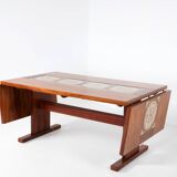 Gangsø Møbler extendable dining table in rosewood and ceramic version
