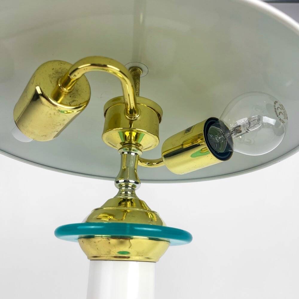Lampe champignon blanche Cima 9105 années 80/90