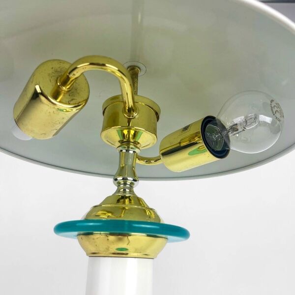 Lampe champignon blanche Cima 9105 années 80/90