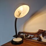 Black and white vintage desk lamp