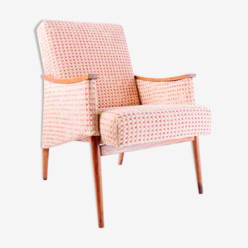 Vintage checkered armchair