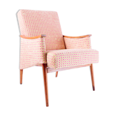 Fauteuil vintage à carreaux