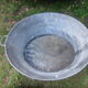 Bassine ancienne en zinc