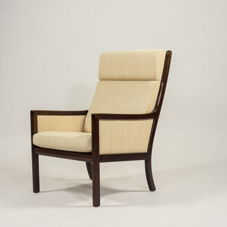 High-back armchair by Ole Wanscher for P. Jeppensen