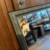Old green seventies mirror