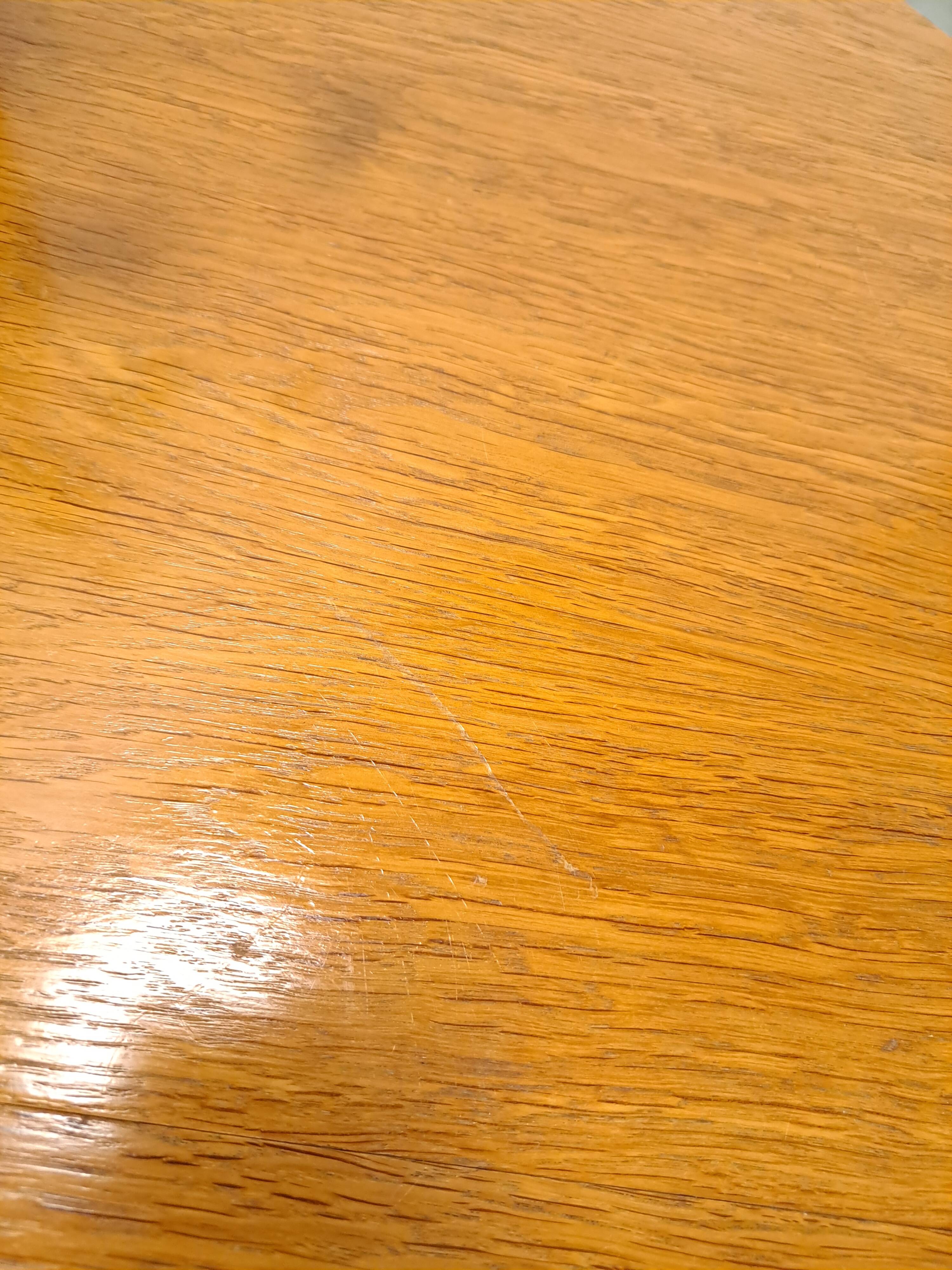 Ronde ovale eiken uitschuifbare eettafel