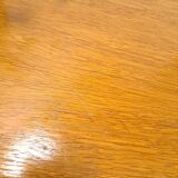 Ronde ovale eiken uitschuifbare eettafel