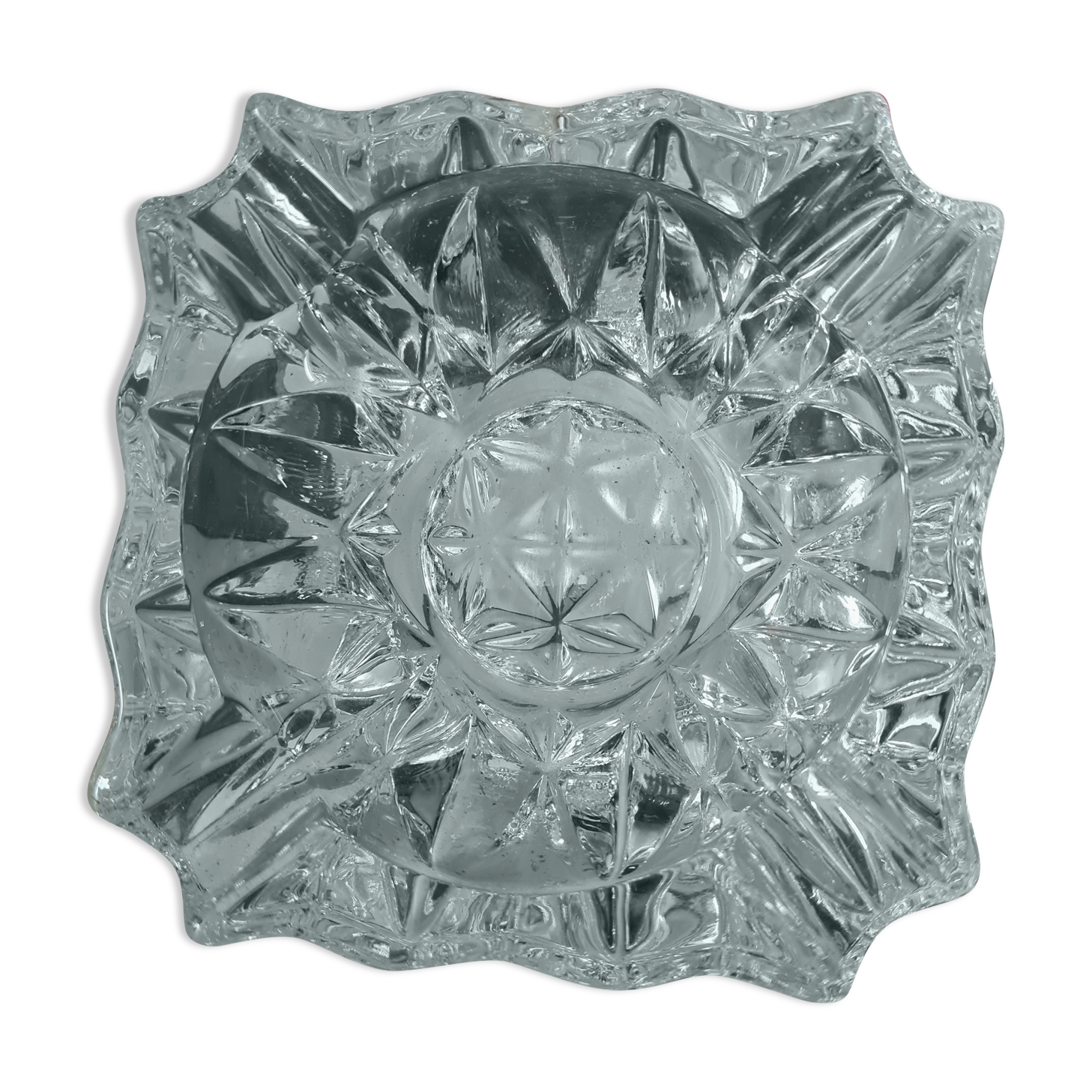 Vintage glass ashtray