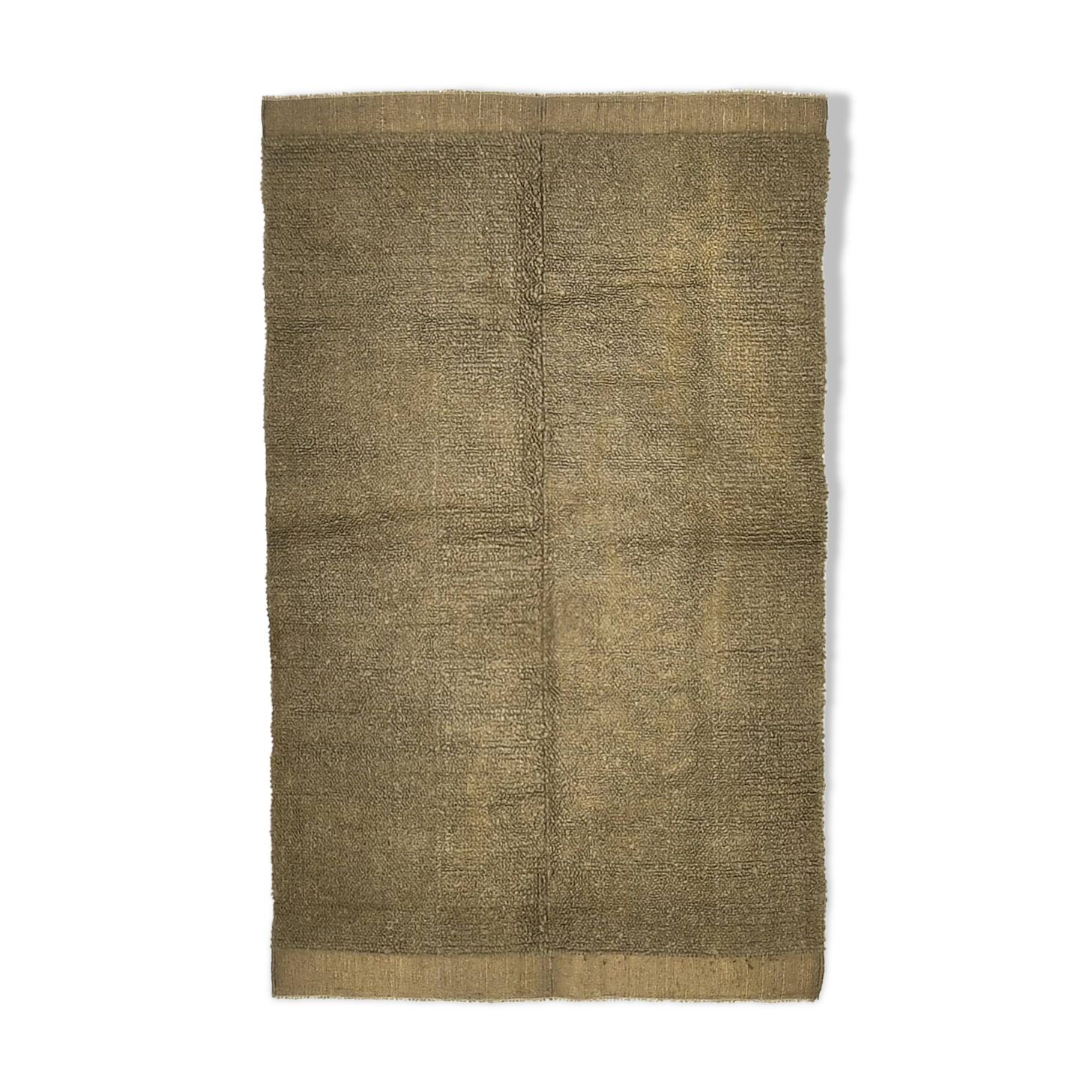 Green Moroccan Berber Area Rug 132x222Cm SK 240774