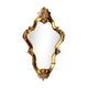 Miroir coquille doré - style baroque