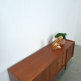 Teak veneer sideboard with drawers from Sweden