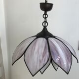 Vintage double lotus pendant light