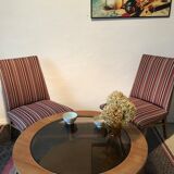 Pair of vintage compass foot heaters