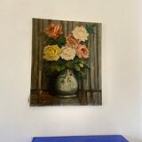 Huile sur toile nature morte