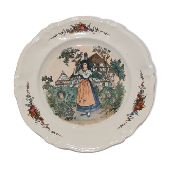 Obernai Sarreguemines dish