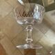 6 Baccarat crystal Richelieu pattern champagne glasses