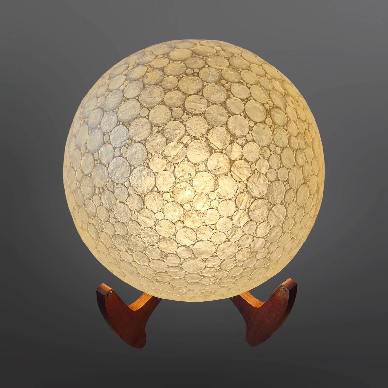 Mid-century wood and plexiglass floor lamp, Germany 1960s