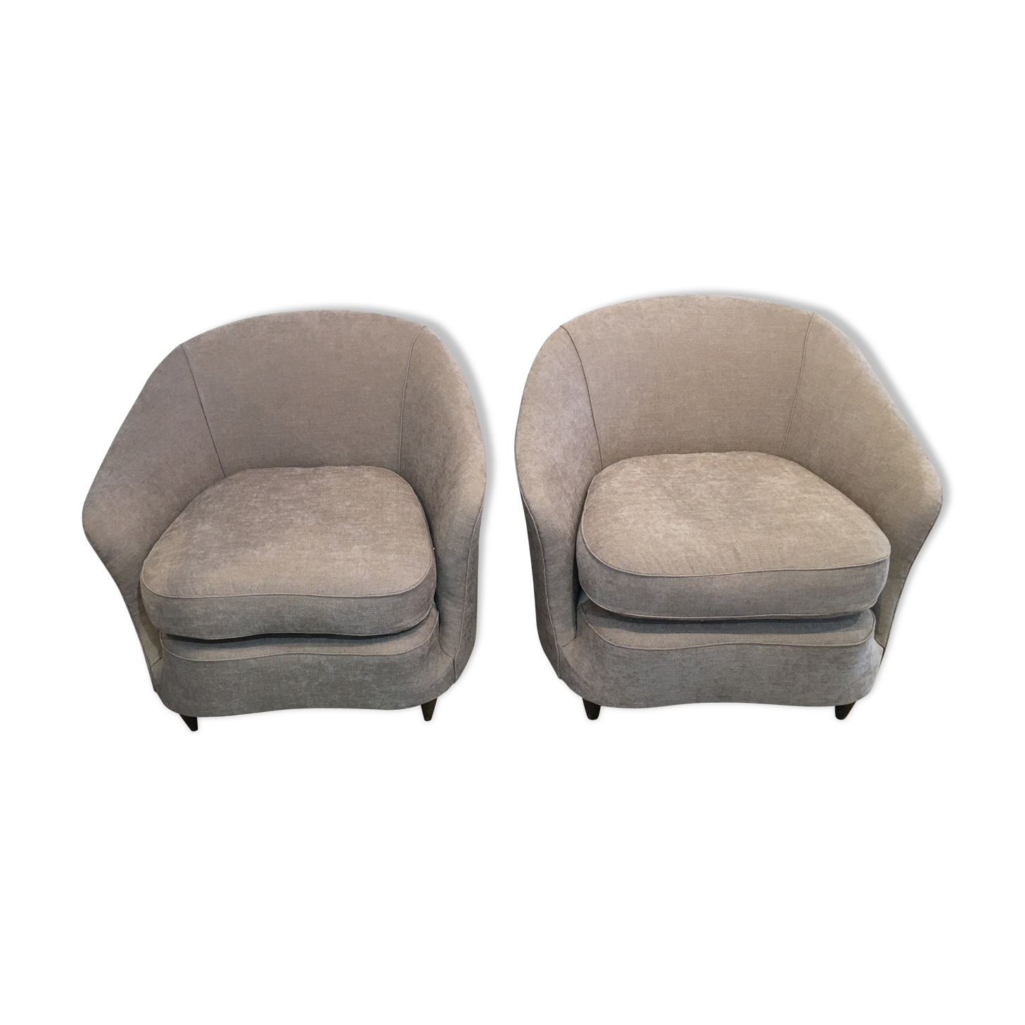 Pair of armchairs 50s