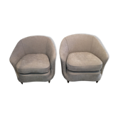Pair of armchairs 50s