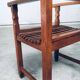 Dutch Modernist Carved Oak Side Chair, 1920s