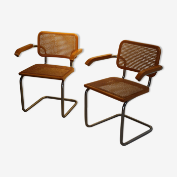 Marcel Breuer B64 armchairs pair