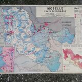 Ancienne carte MDI Moselle-France