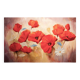 CUADRO DE AMAPOLAS Y MARGARITA PINTADO AL ÓLEO SOBRE LIENZO.
